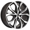 Alutec W10X racing-black frontpolished 9x20 5x120 ET43 CB65,1 R14 930 kg W10-902043V13-5