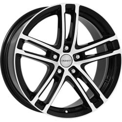 Dezent TZ-c dark Black/polished 8x18 5x112 ET30 CB66,6 60 810 kg TTZG8BP30CE