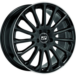 MSW 30 Gloss Black+Diamond Lip 7,5x18 5x114,3 ET40 CB73,1 60 725 kg W19319505TGA