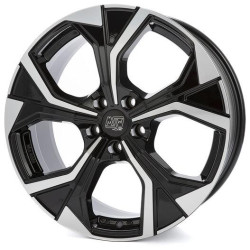 MSW 43 Gloss Black Full Polished 8x19 5x112 ET45 CB73,0 60 860 kg W19392505T56