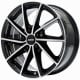 Alutec Singa diamond-black frontpolished 7x17 4x108 ET25 CB65,1 60 655 kg SIN70725P23-1