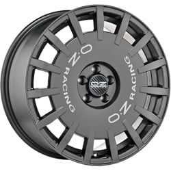 OZ Racing Rally Racing Dark Graphite Silver Lettering 8x17 5x112 ET35 CB75,0 R12 700 kg W01A33204T9