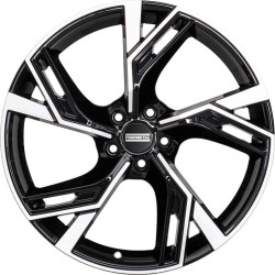 Fondmetal Atena Glossy Black Machined 9x20 5x112 ET33 CB66,6 R13 1050 kg RF09376
