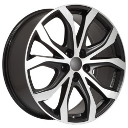 Alutec W10X racing-black frontpolished 8x18 5x120 ET53 CB65,1 R14 960 kg W10X-80853V13-5