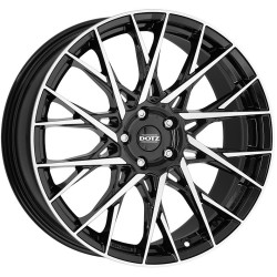 Dotz Fuji dark Black/polished 8x20 5x108 ET45 CB70,1 60 780 kg OFU0KHBP45