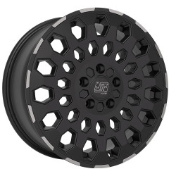 MSW 99 Van Matt Black Lip Polished 8x18 5x112 ET48 CB66,6 R14 1000 kg W19423002TO3