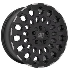 MSW 99 Van Matt Black Lip Polished 8x18 5x120 ET45 CB65,1 60 1000 kg W19423003TO3
