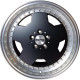 Nano 5852 Matte black machined lip 9x18 5x112 ET30 CB66,6 60 690 kg BK5852BP-512-890-30