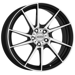 Dotz Kendo Black/polished 7x17 4x100 ET35 CB60,1 60 625 kg OKEY2BP35