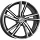 AEZ North dark Gunmetal/polished 8x18 5x108 ET42 CB63,4 60 700 kg ANOGHFP42E