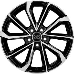 MSW 42 Gloss Black Full Polished 8x18 5x112 ET40 CB73,1 60 770 kg W19354501T56