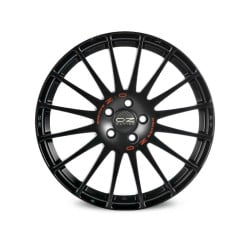 OZ Racing Superturismo GT Matt Black Red Lettering 7,5x17 5x112 ET50 CB75,0 R12 700 kg W0168125179