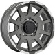 Sparco Dakar Matt Dark Grey Lip Polished 5,5x16 5x139.7 ET5 CB108,0 60 500 kg W29080001TM7