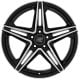 MSW 31 Gloss Black Full Polished 7,5x18 5x112 ET44 CB73,0 60 780 kg W19410502T56
