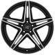 MSW 31 Gloss Black Full Polished 8x18 5x112 ET35 CB73,0 60 780 kg W19411501T56