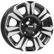 CMS C31 Diamond Black Gloss 6,5x16 6x130 ET62 CB84,1 R14 1150 kg C31 656 62 90S DB