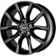 MAK Highlands Matt Black 8x18 5x108 ET45 CB63,4 60 1025 kg F8080HIMB45GD3X