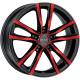 MAK Milano Black And Red 7x17 5x114.3 ET40 CB76,0 60 705 kg F7070MIBR40FF