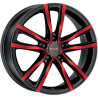 MAK Milano Black And Red 7x17 5x114.3 ET40 CB76,0 60 705 kg F7070MIBR40FF