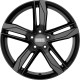 Fondmetal Hexis Glossy Black 8x18 5x108 ET45 CB63,4 60 730 kg RF08778