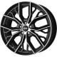 Momo Massimo Matt Black Polished 7,5x17 5x114.3 ET40 CB72,3 60 715 kg WMSB75740514
