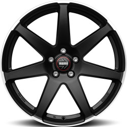 Momo Seven Matt Black polished 8,5x19 5x112 ET42 CB72,3 60 WSVE85942512E