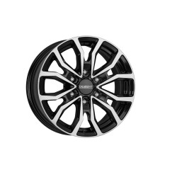 Dezent KC dark Black/polished 7,5x17 6x130 ET50 CB84,1 R14 1350 kg TKC7ZBP50