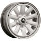 Alcar HybridRad 130200 Silver 6,5x16 5x100 ET48 CB56,1 With Cap 60 130200