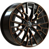 Fondmetal 1972 Black Clearcoat Matt Bronze Machined 11x21 5x112 ET39 CB66,5 60 1050 kg RF19203
