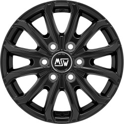 MSW 48 Van 6 Holes Matt Black 6,5x16 6x125 ET68 CB74,1 60 1350 kg W19341002T53