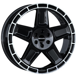 MAK Trek Gloss Black Mirror Ring 9x20 5x120 ET43 CB72,6 60 1050 kg F9020TKGL43IRX