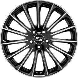 MSW 30 Gloss Black Full Polished 7,5x19 5x108 ET45 CB73,1 60 725 kg W19305500T56