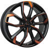 RC Design RC34 Black Orange Matt (BOM) 8x18 5x112 ET40 CB57,1 R13 820 kg 352348