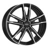 Dezent KF dark Black/polished 7,5x18 5x114.3 ET45 CB67,1 60 725 kg TKFF0BP45KE