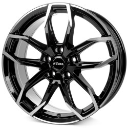 Rial Lucca diamond-black frontpolished 8x19 5x108 ET45 CB70,1 60 750 kg LUC80945B53-1
