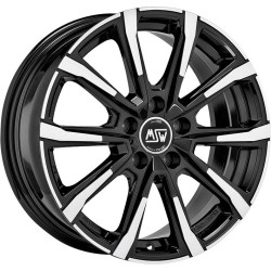 MSW 79 Gloss Black Full Polished 7,5x18 5x112 ET44 CB65,6 60 670 kg W19334003T56