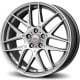 Momo Competizione Titan-Silver Polished 7,5x17 5x100 ET40 CB72,3 60 630 kg WCOT75740500E