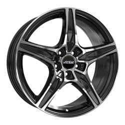 Venue VL5 Black Polish 8x18 5x112 ET30 CB66,6 R13 720 kg VVL51880511230665BLP