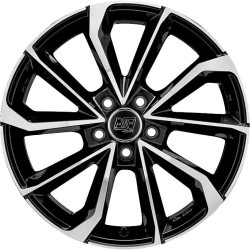 MSW 42 Gloss Black Full Polished 8x19 5x112 ET45 CB73,1 60 790 kg W19357505T56