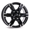 Alutec Titan diamond-black frontpolished 8x18 6x139.7 ET38 CB67,1 Flat 970 kg TIT80838ML13-1