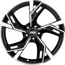 Fondmetal Atena Glossy Black Machined 8x18 5x112 ET40 CB57,1 R13 825 kg RF09335
