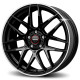 Momo Competizione Glossy Black Polished Lip 7,5x17 5x112 ET35 CB79,5 60 700 kg WCOW7573512SE