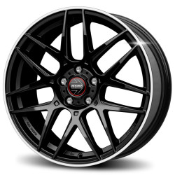 Momo Competizione Glossy Black Polished Lip 8x18 5x114.3 ET40 CB72,3 60 700 kg WCOW80840514E