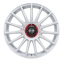 OZ Racing Superturismo Evoluzione WRC Race White Red Lettering 8x18 5x114.3 ET45 CB75,0 60 680 kg W0185420783