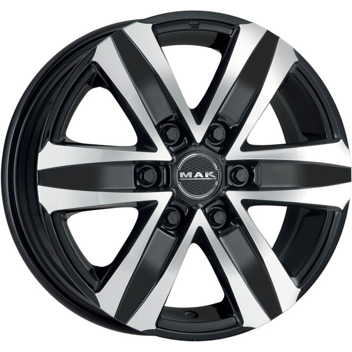 MAK Stone 6 Black Mirror 8,5x20 6x139.7 ET38 CB67,1 Flat 1215 kg F85206TBM38VOX