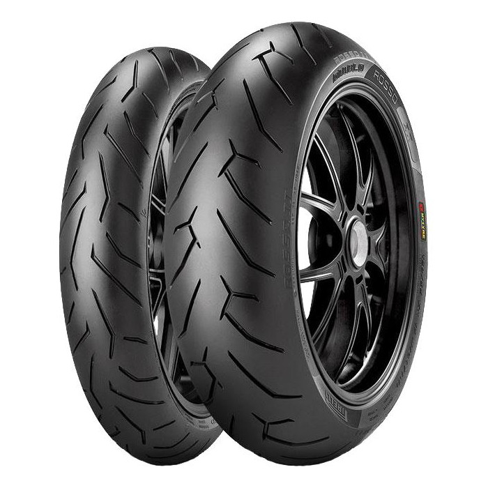 190/50ZR17 Pirelli DIABLO ROSSO II 73W TL SPORT TOURING Rear DOT23