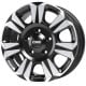 CMS C31 Diamond Black Gloss 6,5x16 5x118 ET60 CB71,1 60 1150 kg C31 656 60 81 DB