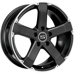 MSW 45 Matt Black Full Polished 8x18 5x150 ET35 CB110,1 60 975 kg W8507200459
