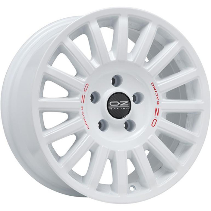 OZ Racing Rally Raid Race White Red Lettering 8,5x18 5x130 ET48 CB71,6 R14 950 kg W01C0115733