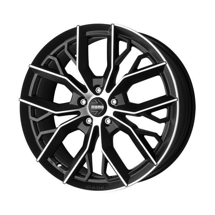 Momo Massimo Matt Black Polished 8x18 5x112 ET40 CB79,5 60 745 kg WMSB8084012S